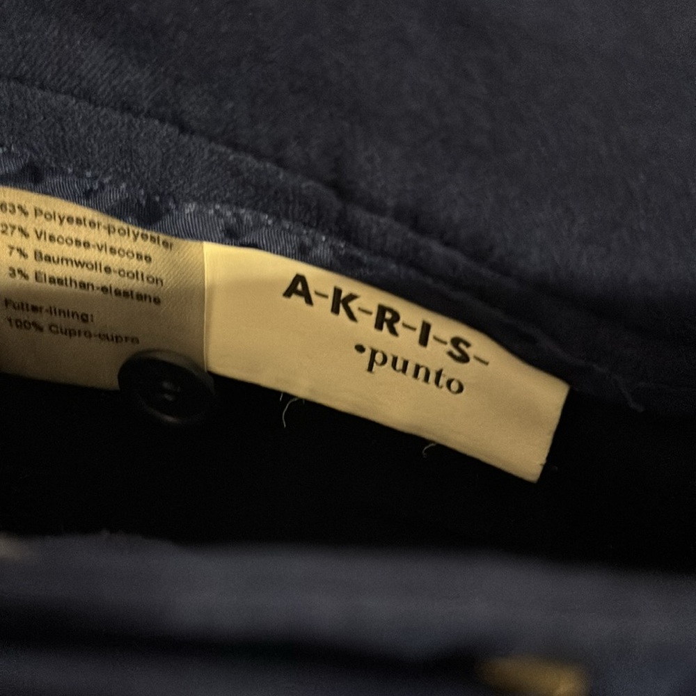 AKRIS Punto Women Blue Slacks Pants Trousers Size 8 - Picture 3 of 8